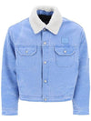 Padded Denim Jacket Powder Blue - ACNE STUDIOS - BALAAN 2