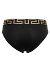 Women's Medusa Logo Greca Cotton Briefs Black - VERSACE - BALAAN 3