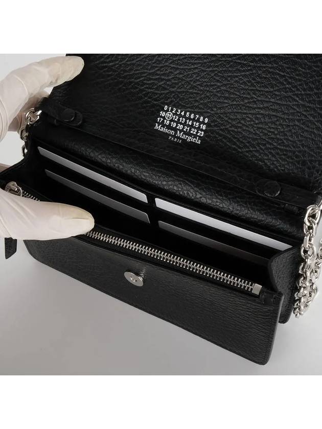 Stitch Large Chain Long Wallet Black - MAISON MARGIELA - BALAAN 7