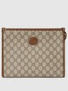 Interlocking G Beauty Case Clutch Bag Beige - GUCCI - BALAAN.