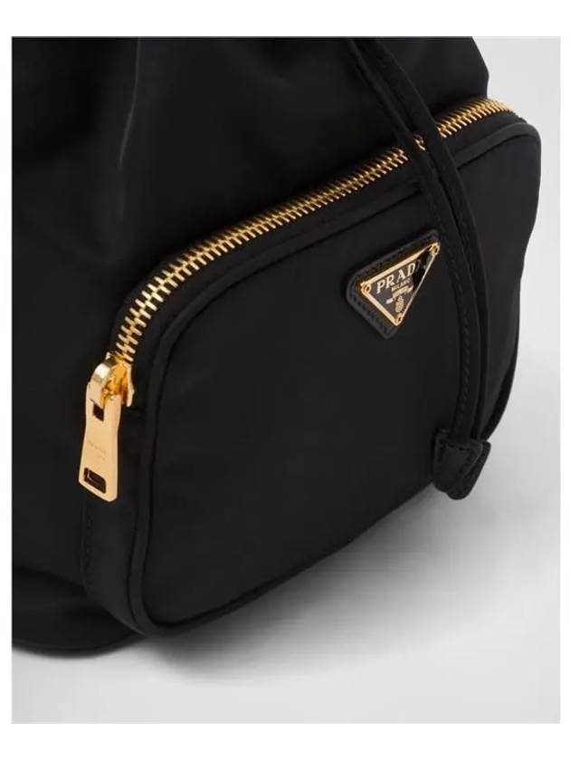 Duet Re-Nylon Bucket Bag Black - PRADA - BALAAN 6