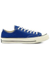 168514C Chuck 70 Men's Low Top Sneakers Rush Blue - CONVERSE - BALAAN 1