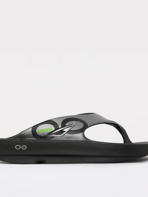 1001 BLACK GRAPHITE flip flops - OOFOS - BALAAN 3