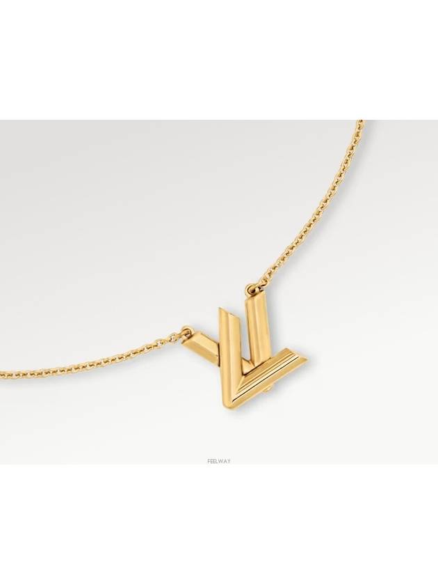 Go 14 LV Necklace Gold - LOUIS VUITTON - BALAAN 3