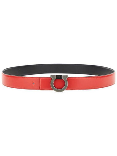 Salvatore Ferragamo Leather Belt - SALVATORE FERRAGAMO - BALAAN 1