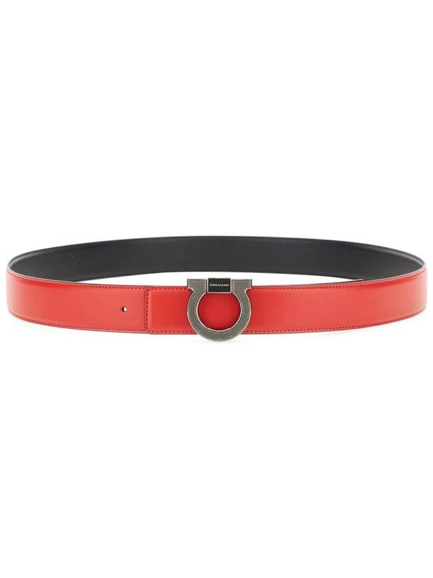 Salvatore Ferragamo Leather Belt - SALVATORE FERRAGAMO - BALAAN 1