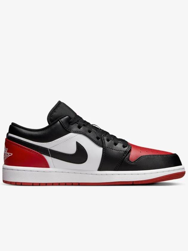 Nike Air Jordan 1 Low White Varsity Red Black 553558 161 - JORDAN - BALAAN 3