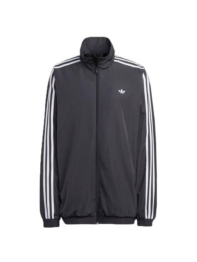 WoMen's Oversized Track Jacket Black - ADIDAS - BALAAN 1