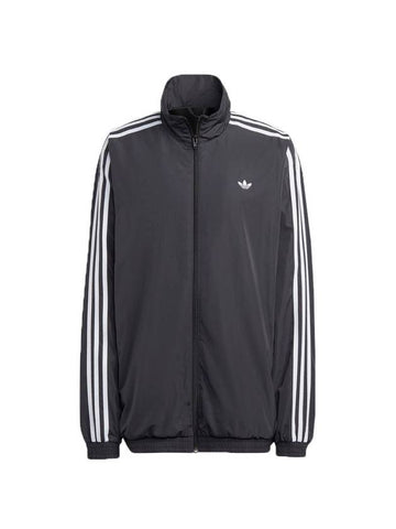 Women's Oversized Track Jacket Black - ADIDAS - BALAAN 1