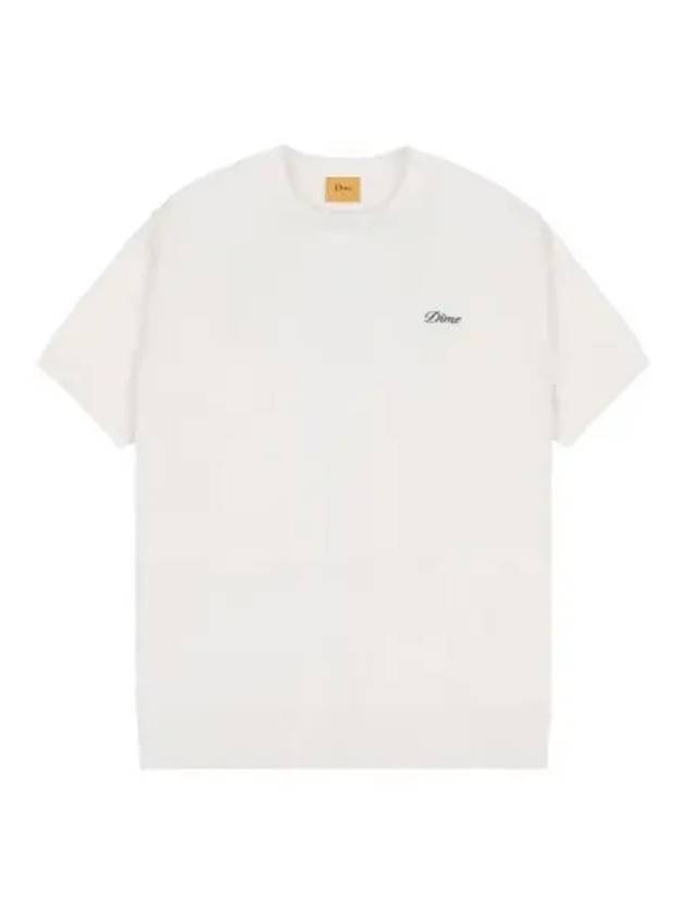 Wave short sleeve knit ivory - DIME - BALAAN 1