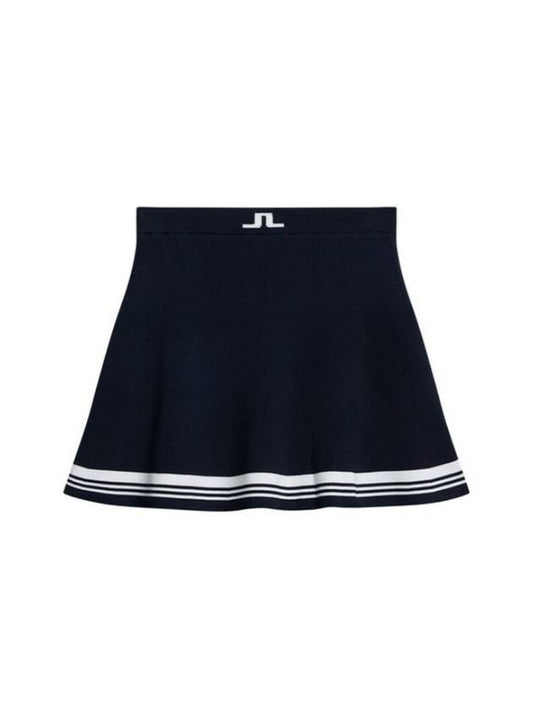 Frida Stripe Knitted Skirt GWSD09392 6855 Women's Frida Stripe Skirt - J.LINDEBERG - BALAAN 1