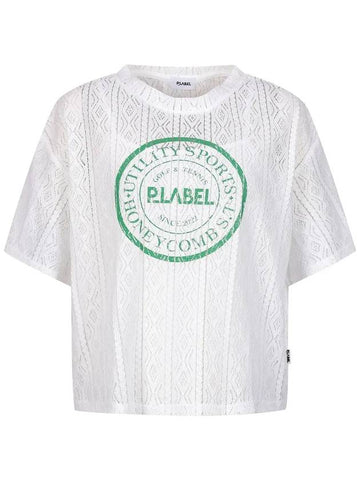 Circle print lace t-shirt tank top set MW4ME423 - P_LABEL - BALAAN 1