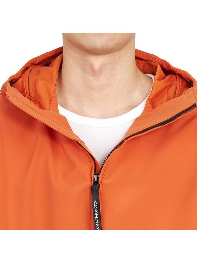 Men's Solf Shell R Lens Hooded Jacket Orange - CP COMPANY - BALAAN 9