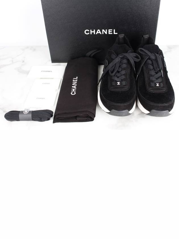 CC logo knit cruise sneakers 37 5 245 - CHANEL - BALAAN 2