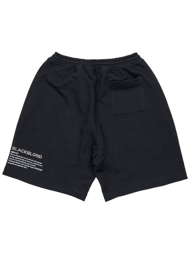 No Sympathy Sweatshorts Black - BLACKBLOND - BALAAN 4