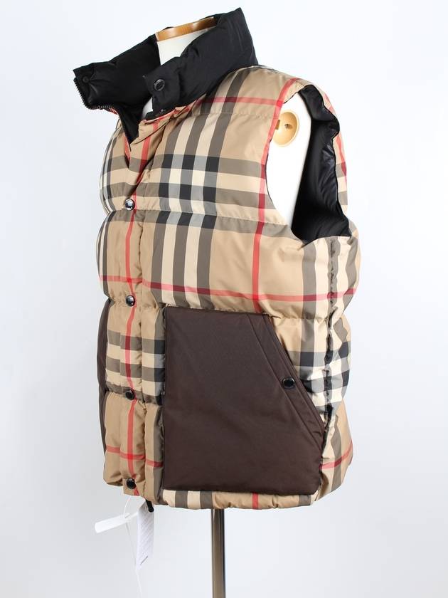 Check Tech Down Padded Vest - BURBERRY - BALAAN 2