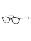 Eyewear Horn-Rim Eyeglasses Black - MONCLER - BALAAN 1