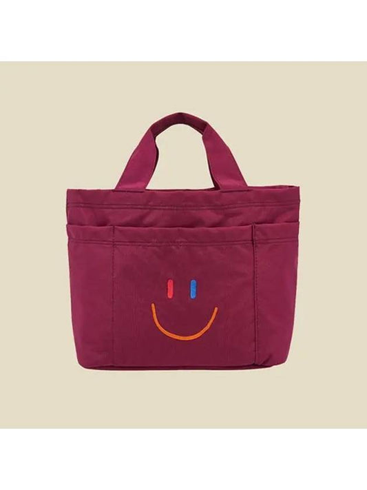 LaLa Cart Tote Bag Wine - LALA SMILE - BALAAN 2