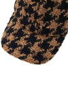 Houndstooth wool baseball cap 3341MDL03 227607 23 - MSGM - BALAAN.