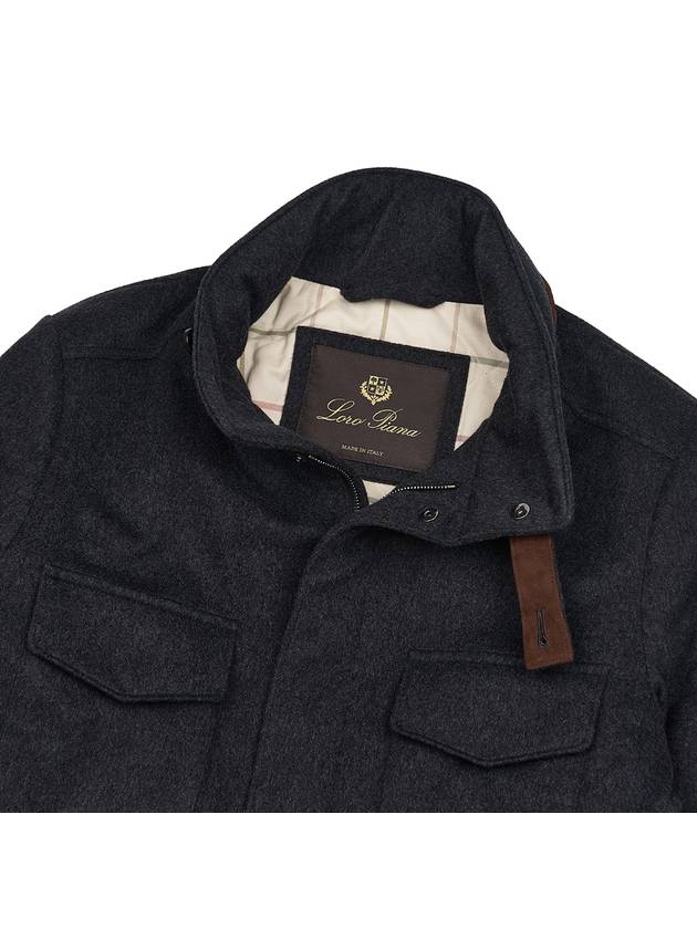 Traveller Cashmere Zip Up Jacket Navy Blue - LORO PIANA - BALAAN 9