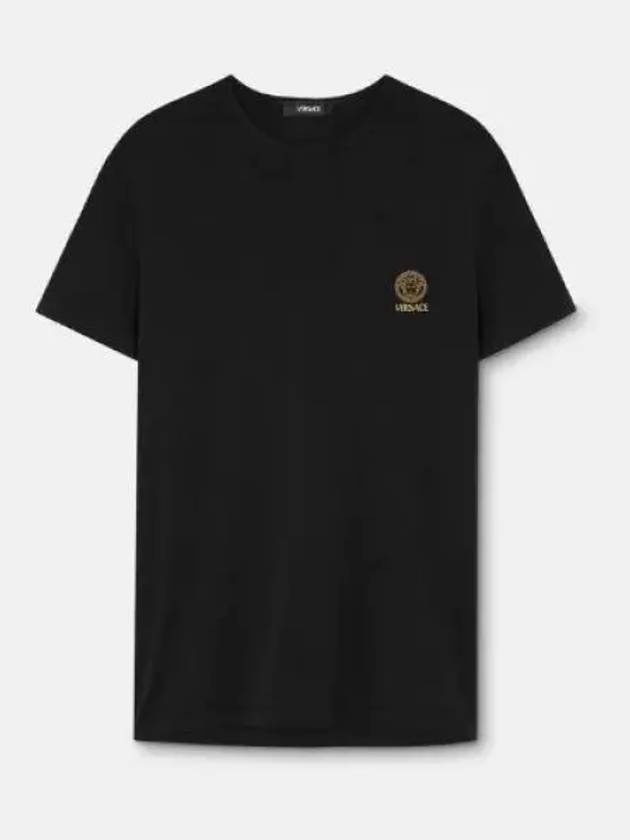 Medusa Logo Print Under Short Sleeve T-Shirt Black - VERSACE - BALAAN 2