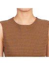 Nocera Sleeveless Long Dress Brown - MAX MARA - BALAAN 8