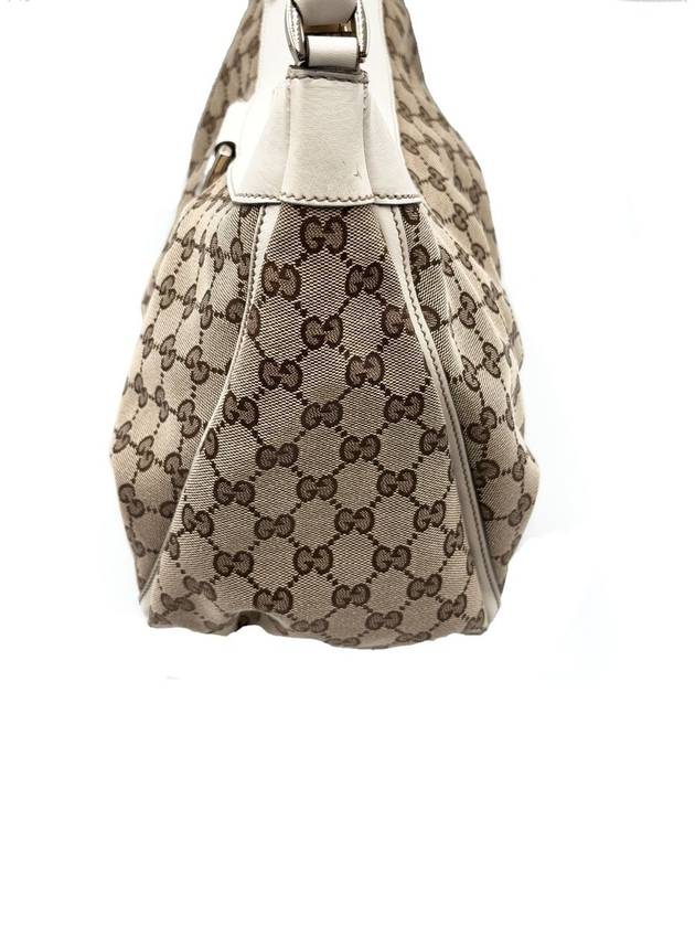 Fabric GG Supreme D ring hobo shoulder bag - GUCCI - BALAAN 3