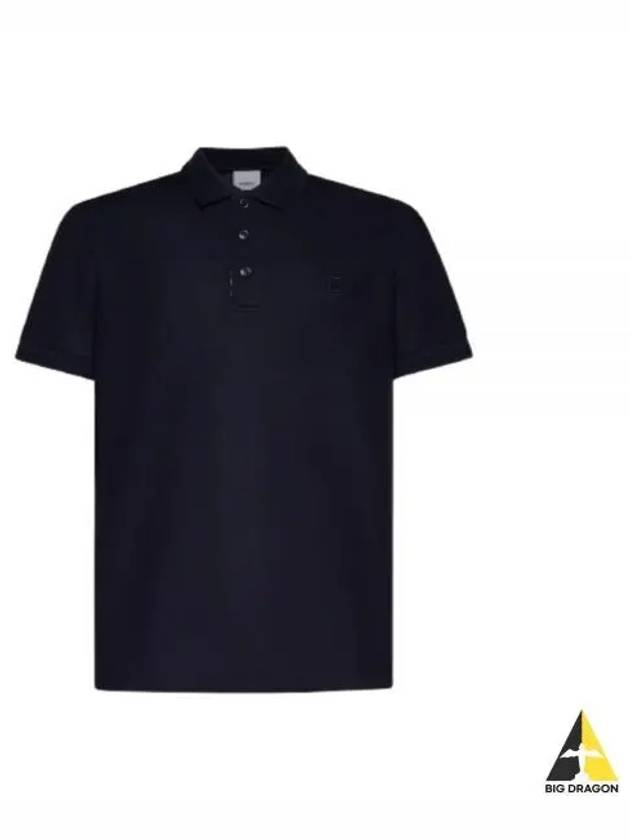 Eddie Polo Shirt Navy - BURBERRY - BALAAN 2