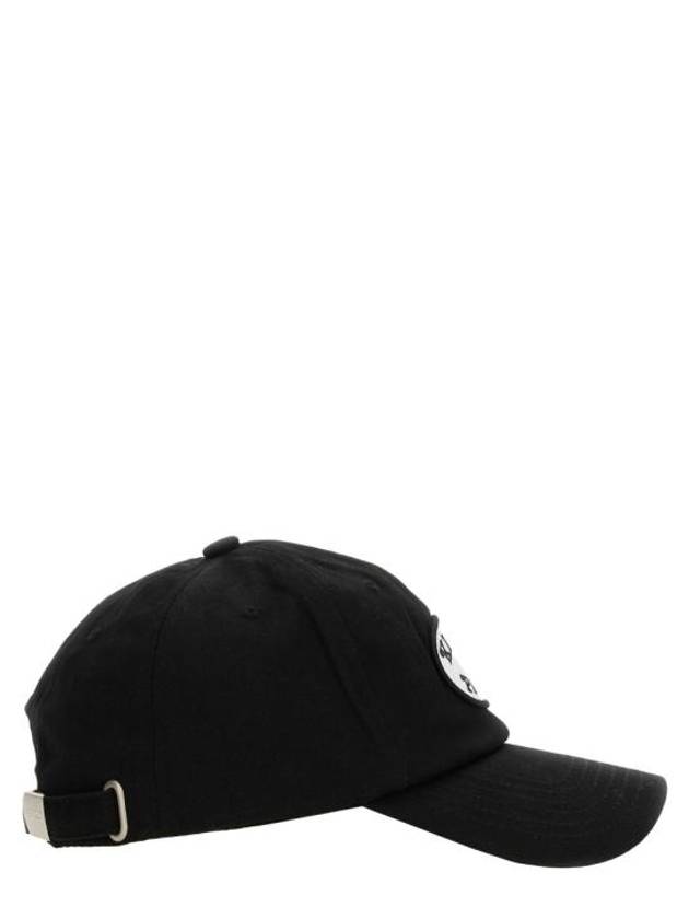 Embroidered Logo Ball Cap Black - KENZO - BALAAN 3