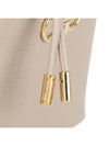 Gancini Mini Bucket Bag Beige - SALVATORE FERRAGAMO - BALAAN 8