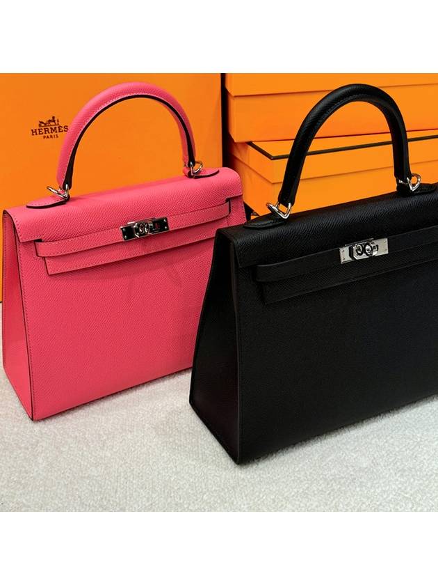 Kelly Bag Absong Palladium Hardware Pink 28 - HERMES - BALAAN 9