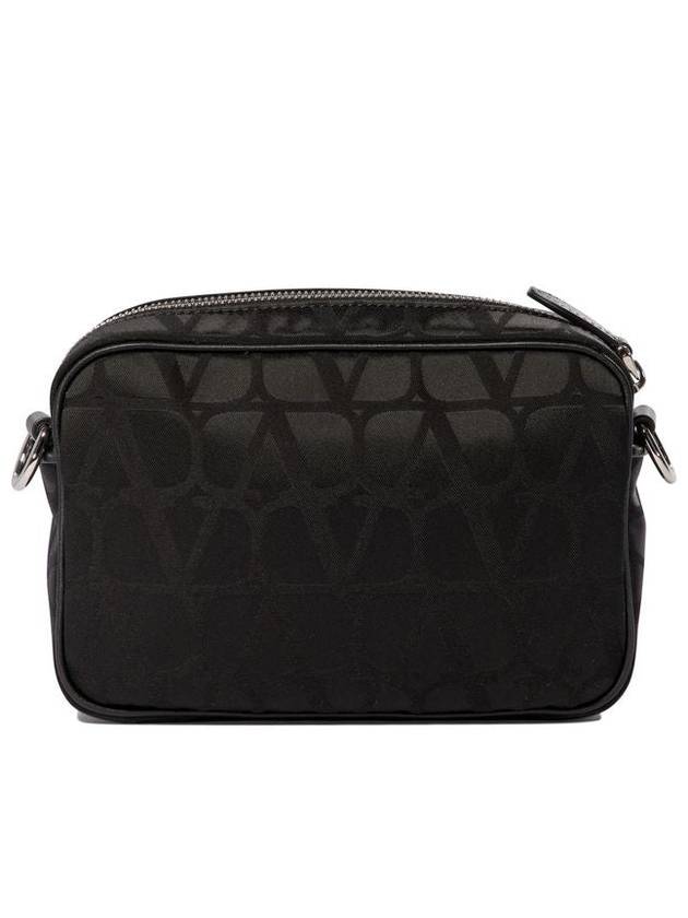 Black Iconographe Crossbody Bag - VALENTINO - BALAAN 3