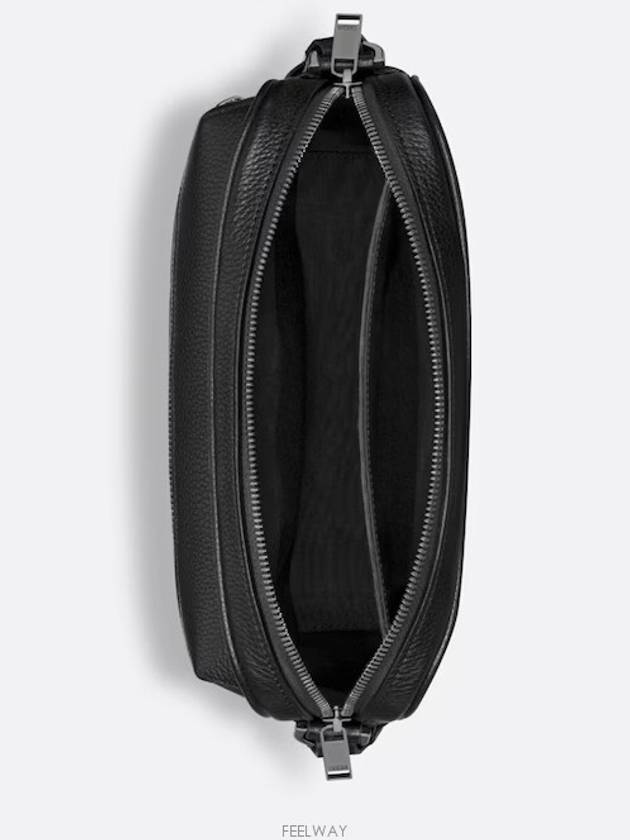 Rider 2 0 Zipper Messenger Bag Black Dior Oblique - DIOR - BALAAN 3