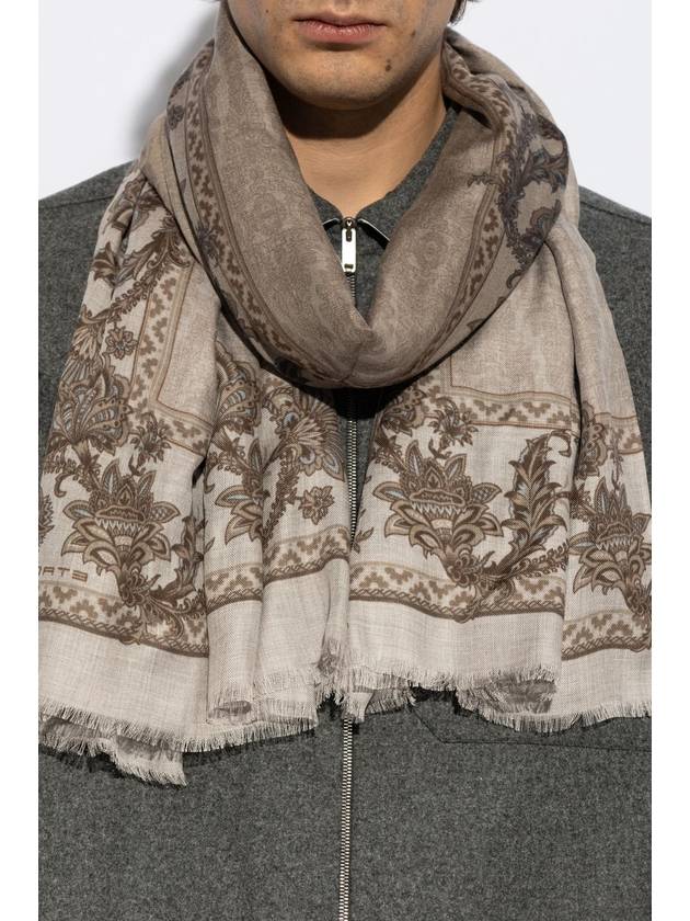 Etro Printed Shawl, Men's, Grey - ETRO - BALAAN 2