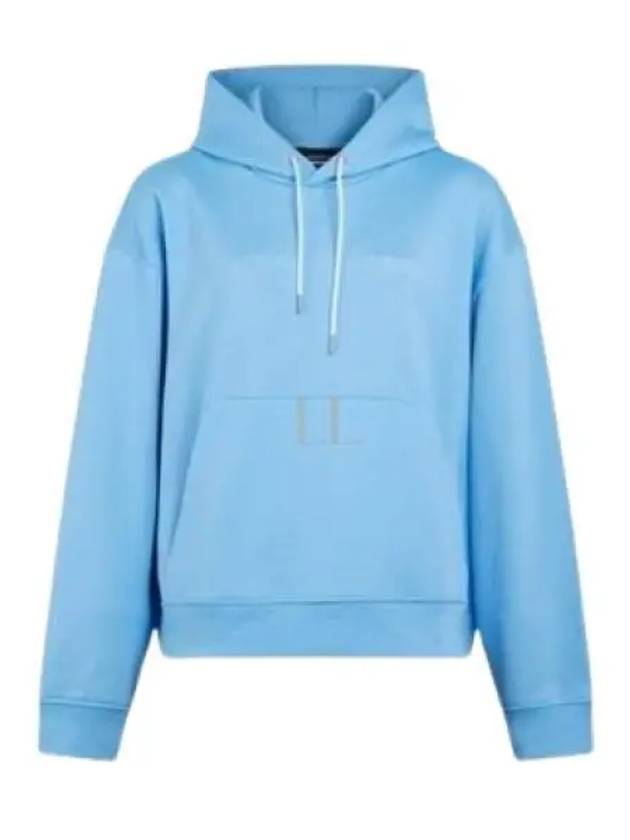 NK x JL logo print hooded top little boy blue - J.LINDEBERG - BALAAN 2