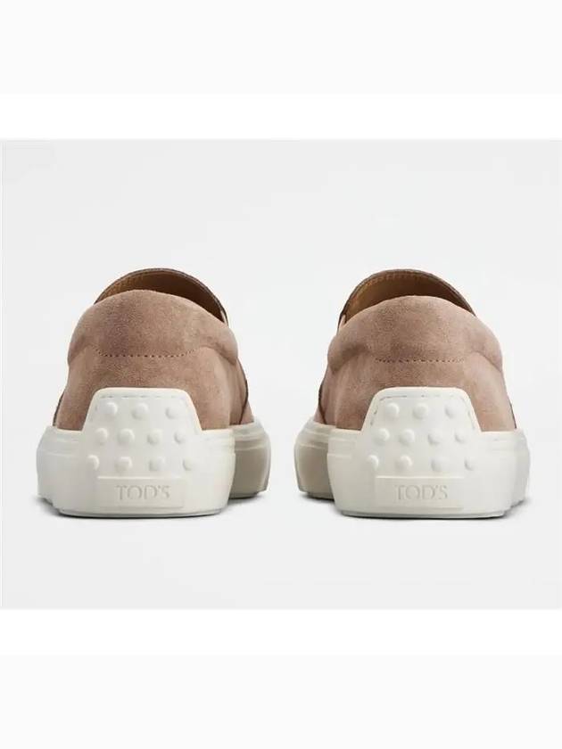 Suede Slip-On Sneakers XXM03E0EB50RE0 - TOD'S - BALAAN 4
