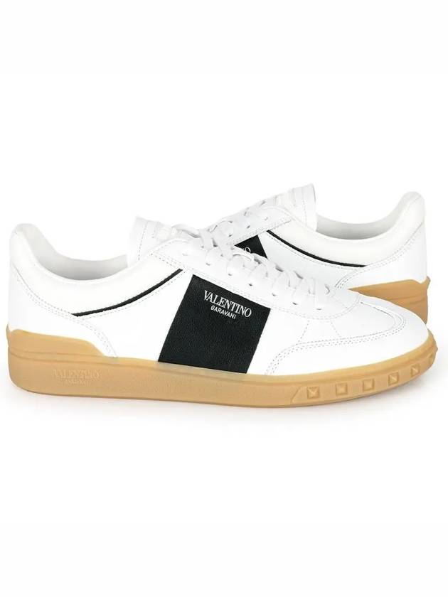 Up Village Low Top Sneakers White Black - VALENTINO - BALAAN 3