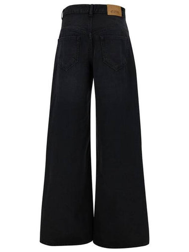 Lemony Wide Jeans Black - ISABEL MARANT - BALAAN 1