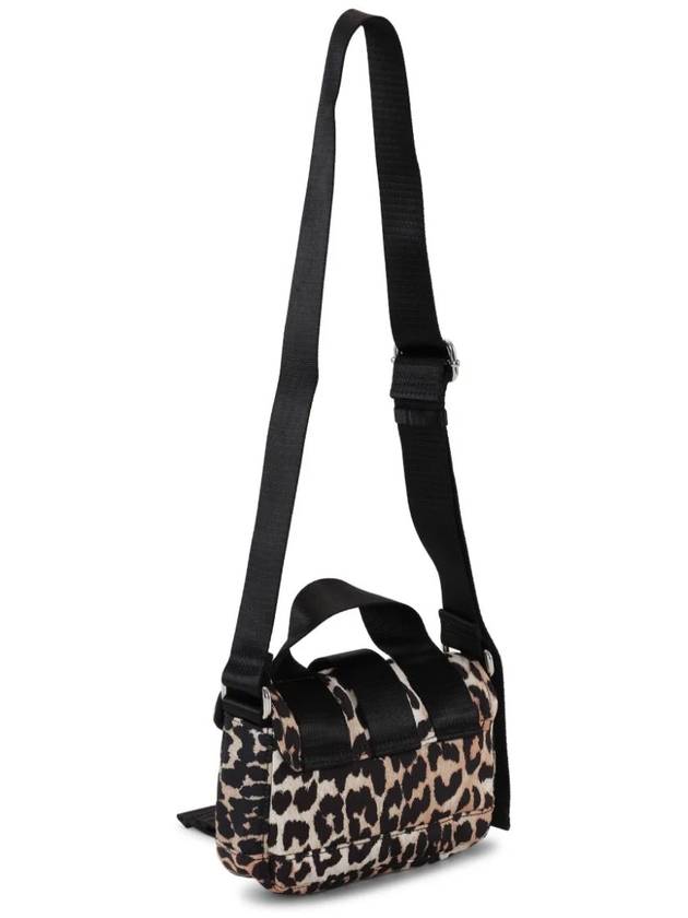 Leopard Print Tech Mini Cross Bag - GANNI - BALAAN 5