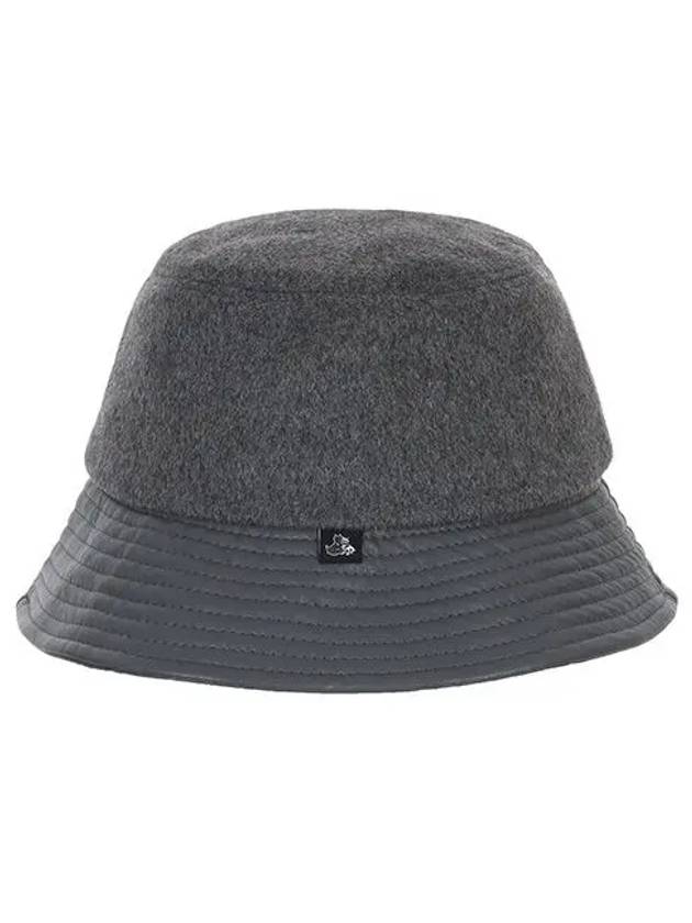 Men s ear shaped bucket hat 8434GXAC GREY - BLACK&WHITE - BALAAN 3