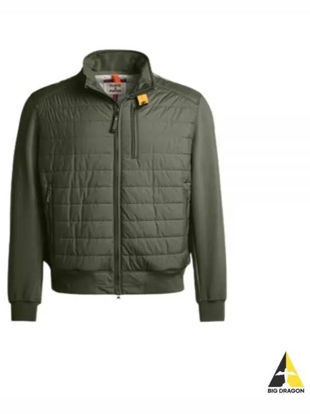 Men's Elliot Hybrid Zip-Up Jacket Thyme - PARAJUMPERS - BALAAN 2