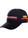 Pirelli Fabric Ball Cap Black - PRADA - BALAAN 2