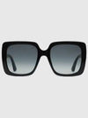 Rectangular Frame Acetate Sunglasses Shiny Black 541362J07401011 - GUCCI - BALAAN 2