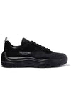 Gumboy Calfskin Low Top Sneakers Black - VALENTINO - BALAAN 2