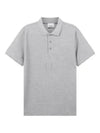 Men's Monogram Logo Polo Shirt Grey - BURBERRY - BALAAN 2