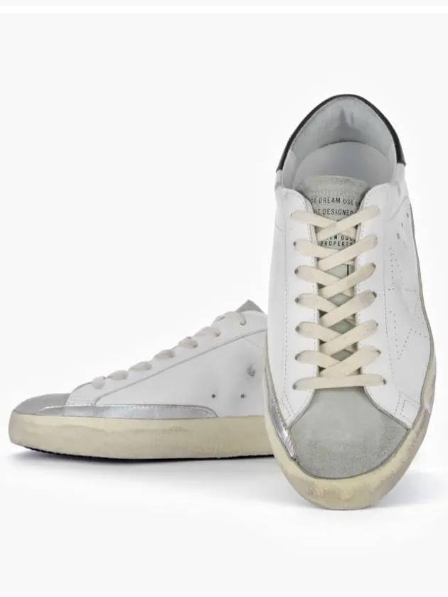 Superstar Black Tab Low Top Sneakers White - GOLDEN GOOSE - BALAAN 4