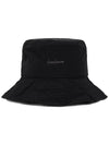 New Era Logo Bucket Hat Black - YOHJI YAMAMOTO - BALAAN 2