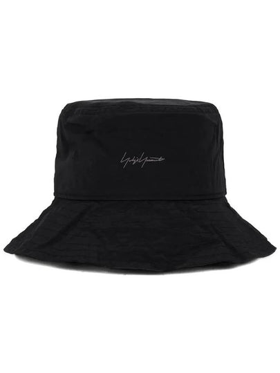 Logo Bucket Hat Black - YOHJI YAMAMOTO - BALAAN 2