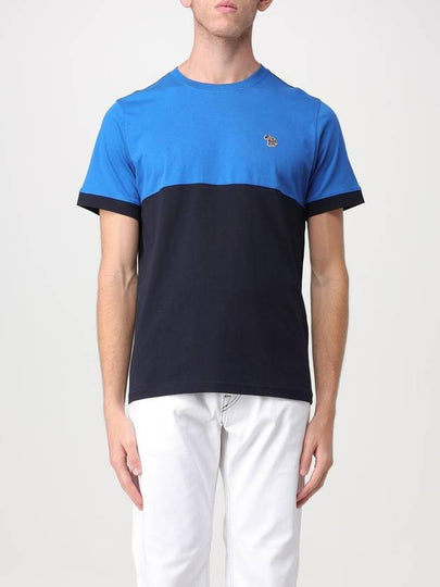 PS by Short Sleeve T-Shirt M2R336YZL20064 45E Blue - PAUL SMITH - BALAAN 2