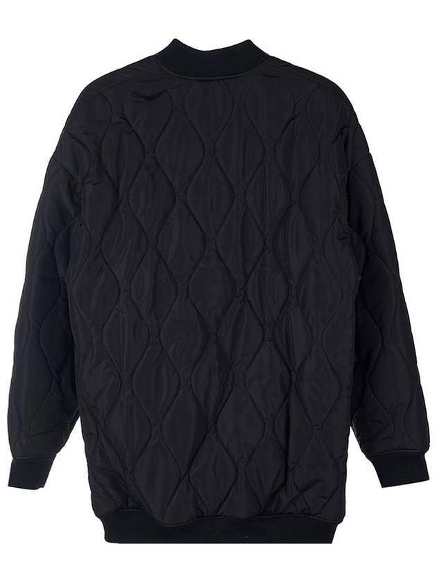 Quilted Bomber Jacket Black - MSGM - BALAAN 3